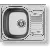 Nerezový dřez vestavný SPARTA 1B 1D, satin