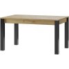 Rozkládací jídelní stůl LUCAS 40 dub artisan/černá mat