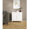 Komoda REAL 2D1S, bílá