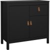 Komoda REAL 2D1S, černá