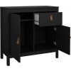 Komoda REAL 2D1S, černá