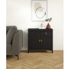 Komoda REAL 2D1S, černá
