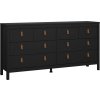 Komoda REAL 8S, černá
