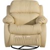 Relaxační polohovací křeslo ROOSEVELT PLUS BLOCK kůže (Potah kůže Cappuccino)