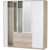 Šatní skříň MILO 4-dvéřová