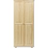 Šatní skříň FS-103, 2-dvéřová (Barva bez moření borovice)