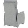Relaxační polohovací křeslo FOREST, látka šedá