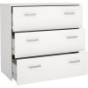 Komoda SID 3S, bílá