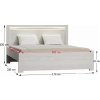 postel jasen biela 160 infinity koty