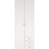 Šatní skříň Sid 2d3s bílá 70425