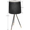 lampa stolna cierna jade koty