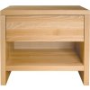 Noční stolek NS-113 masiv (Barva bez moření buk)