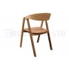 Dřevěné jídelní křeslo GURU dub masiv (Odstín dub)