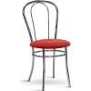 Jídelní židle BISTRO (Sedák tristan bordo 24, Odstín chrom)