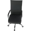 Kancelářská židle FARAN, ekokůže čern /chrom