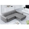 Rohová sedací souprava Tamarin, rozkládací s úložným prostorem, pravá, světle šedá Inari 91
