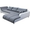 Rohová sedací souprava Alex, levá, šedá Inari 94/bílá Eko