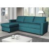 Rohová sedací souprava Tomáš UNI, rozkládací s úložným prostorem, tyrkys/Orinoko 85