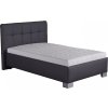 Čalouněná postel Kelvin 140x200, s úložným prostorem, šedá