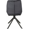 Židle BOGA I - otáčivá, bez područek (Varianta nohy černé / látka bluvel 19)