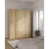 Šatní skříň SID 4D3S sonoma 70410