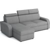 Rohová sedací souprava Norway UNI OTO-2F, rozkládací s úložným prostorem, šedá/Inari 91