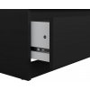 Komoda SIMPLICITY 072, černá MAT