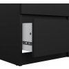 Komoda SIMPLICITY 073, černá MAT
