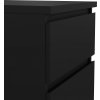 Komoda SIMPLICITY 073, černá MAT