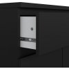 Komoda SIMPLICITY 075, černá MAT