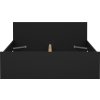 Postel Simplicity 213, 160x200, černá MAT