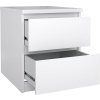 Noční stolek Simplicity 230 bílý lesk