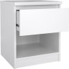 Noční stolek Simplicity 238 bílý lesk