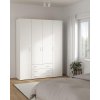 Šatní skříň SID 4D3S bílá 70410