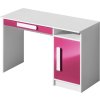 Dětský psací stůl GULLIWER 9 výběr barev (Barva dom-bílá-lesk, Vyberte si barvu úchytu: dom-uch-bílá)