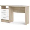 Psací stůl Felix 134 dub sonoma/bílá