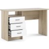 Psací stůl Felix 134 dub sonoma/bílá