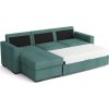 Rohová sedací souprava Tomáš, rozkládací s úložným prostorem, mentol/Kronos 26