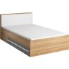 Postel FLAMY/PLANO 10 2S, 120x200, dub nash/šedá/bílá