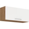 Horní kuchyňská skříňka Vega 80GU36-1F výklopná, dub lancelot/bílý lesk