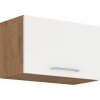 Horní kuchyňská skříňka Vega 60GU36-1F výklopná, dub lancelot/bílý lesk