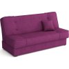 Rozkládací pohovka Bega, s úložným prostorem, Enjoy 16 fialová