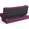 Rozkládací pohovka Bega, s úložným prostorem, Enjoy 16 fialová