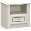 Noční stolek BRISTOL NEW II, jasan sněhový (2 ks)