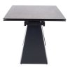 Rozkládací jídelní stůl SALVADORE CERAMIC černá/šedá