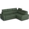 Rohová sedací souprava Norway UNI 2F-R-1, rozkládací, zelená Crown 12