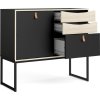 Komoda SHEBA malá černá MAT/sonoma