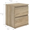 Noční stolek Nibby 092 dub sonoma