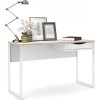 Psací stůl Felix 512 bílý mat/bílá