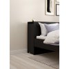 Čelo postele Simplicity 133 černý mat